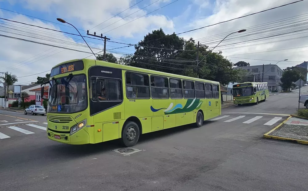 Transporte coletivo será gratuito nesse sábado em Rio Negro e Mafra
